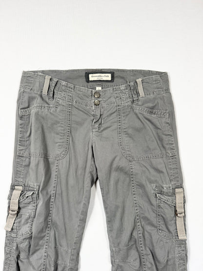 Abercrombie & Fitch Grey Cargo Pants ♡ S