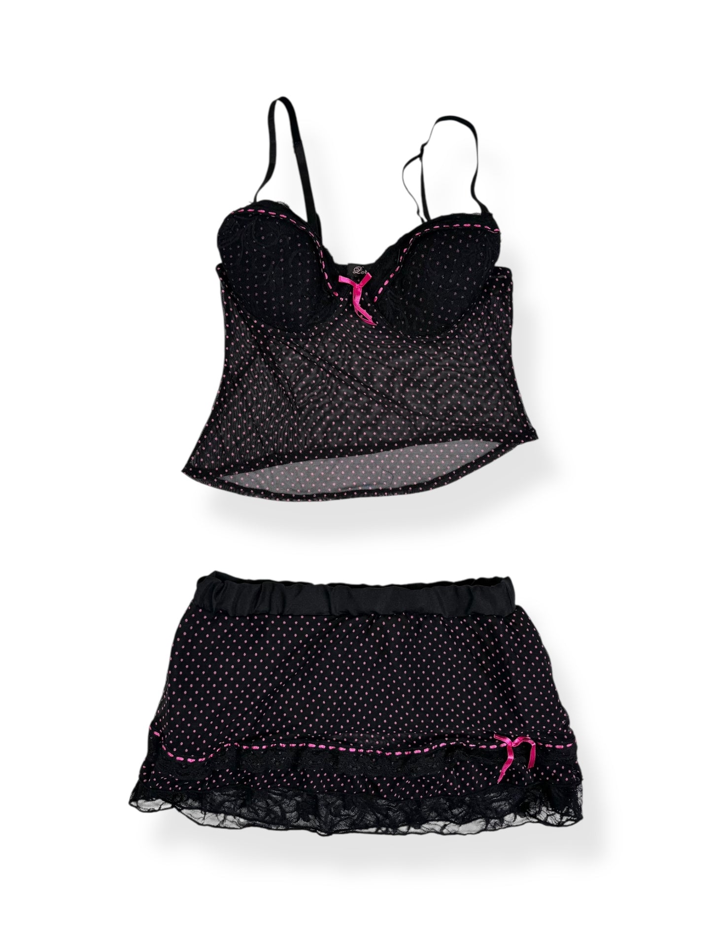 Polka Dot Cami Set ♡ S