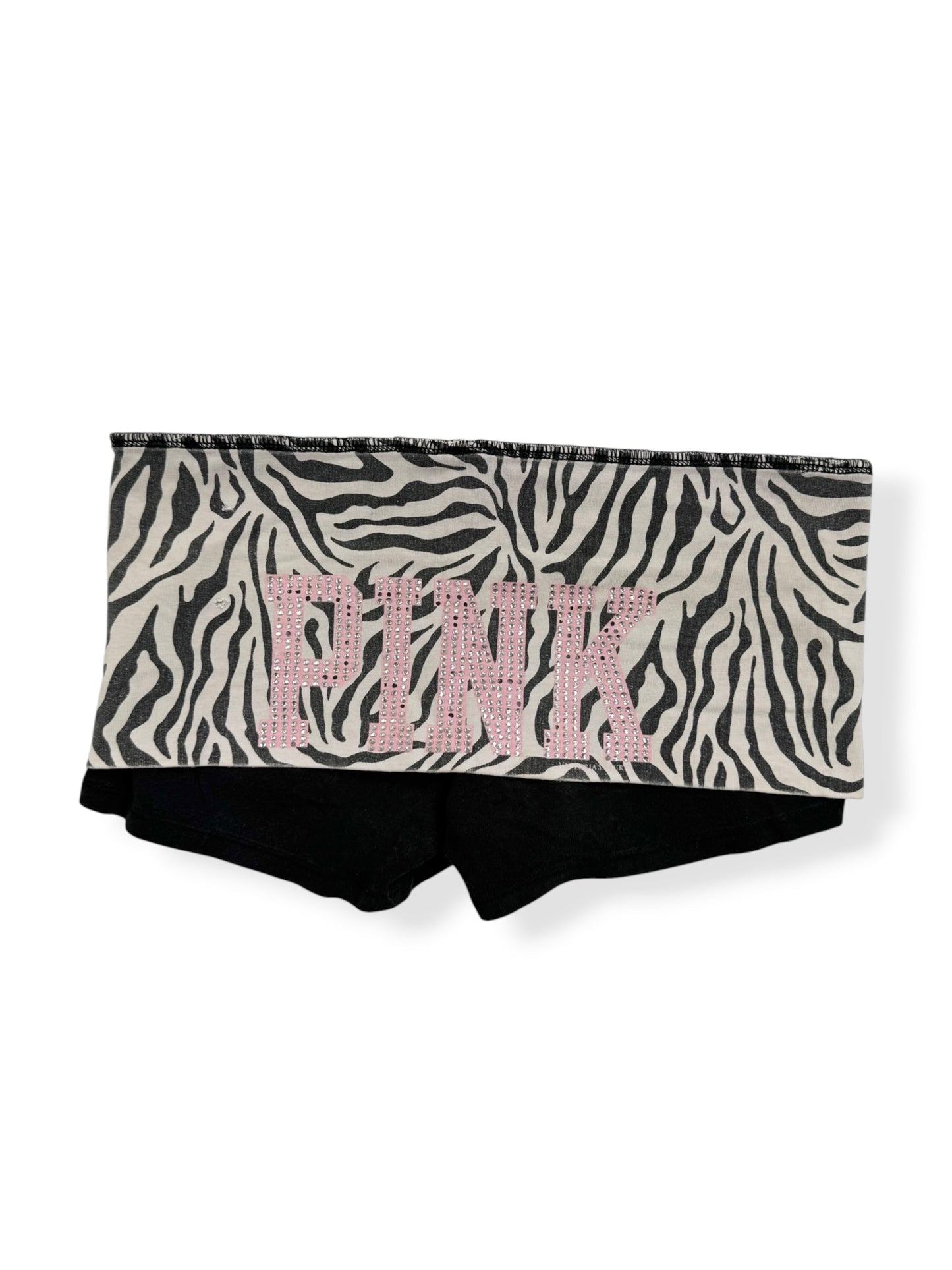 PINK Zebra Pink Logo Fold Over Shorts ♡ XS/S