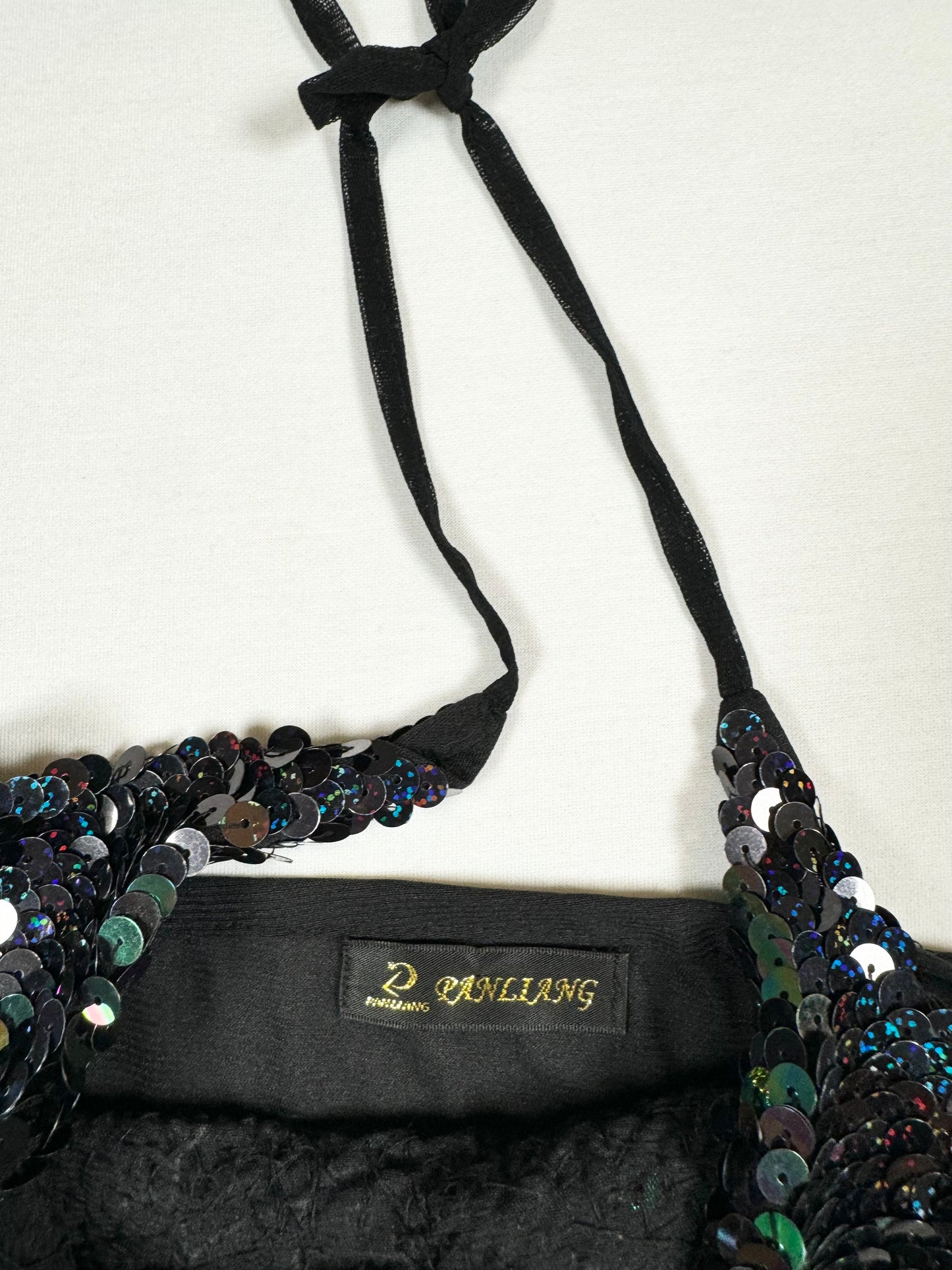 Butterfly Sequin Halter