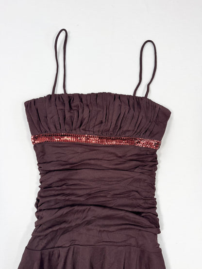 City Triangles Brown Dress ♡ S