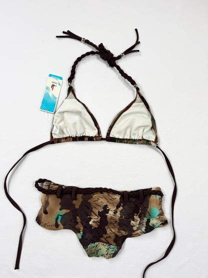 Brown Camo Bikini ♡ XS