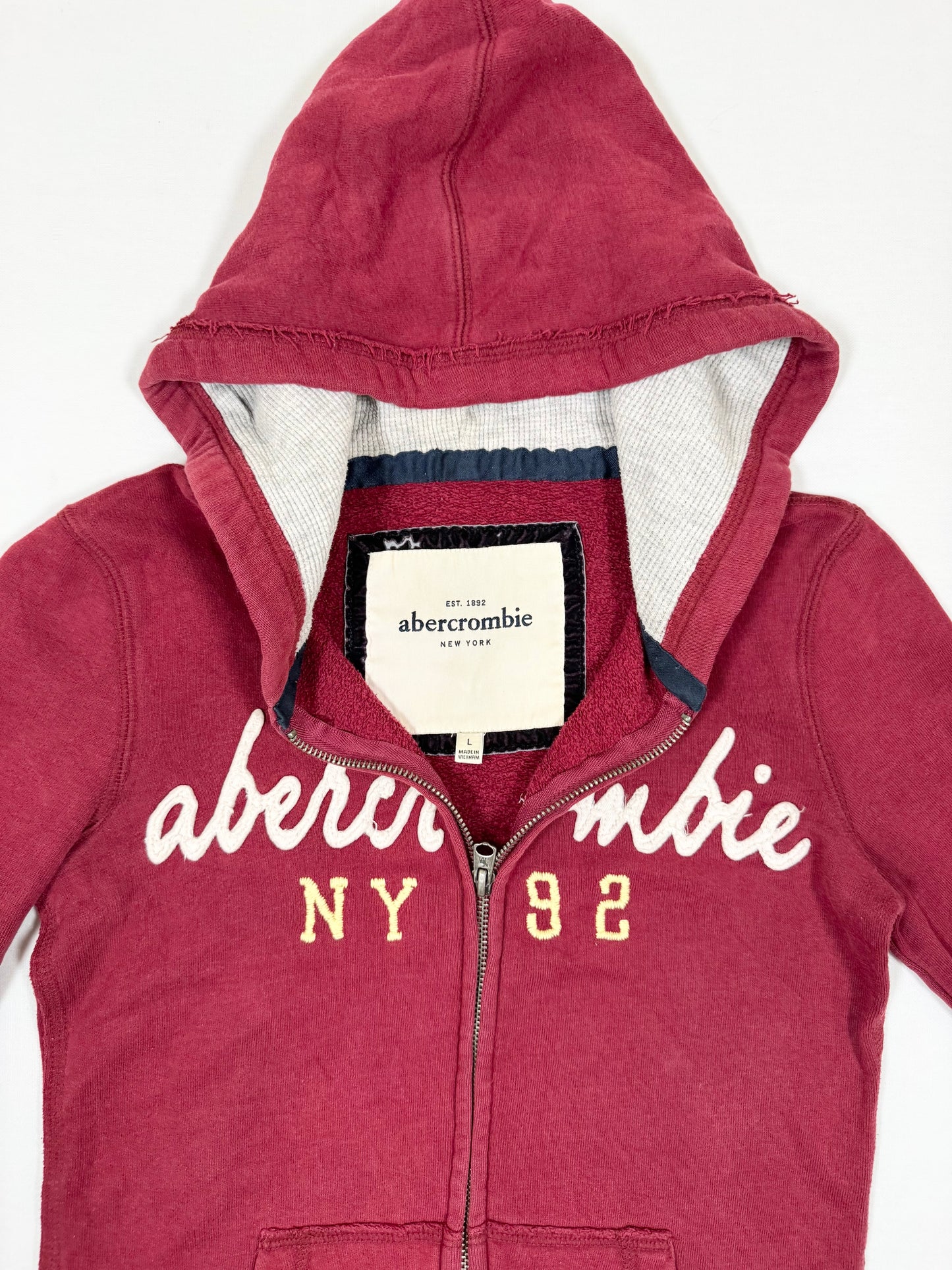 Abercrombie & Fitch Red Zip Up hoodie