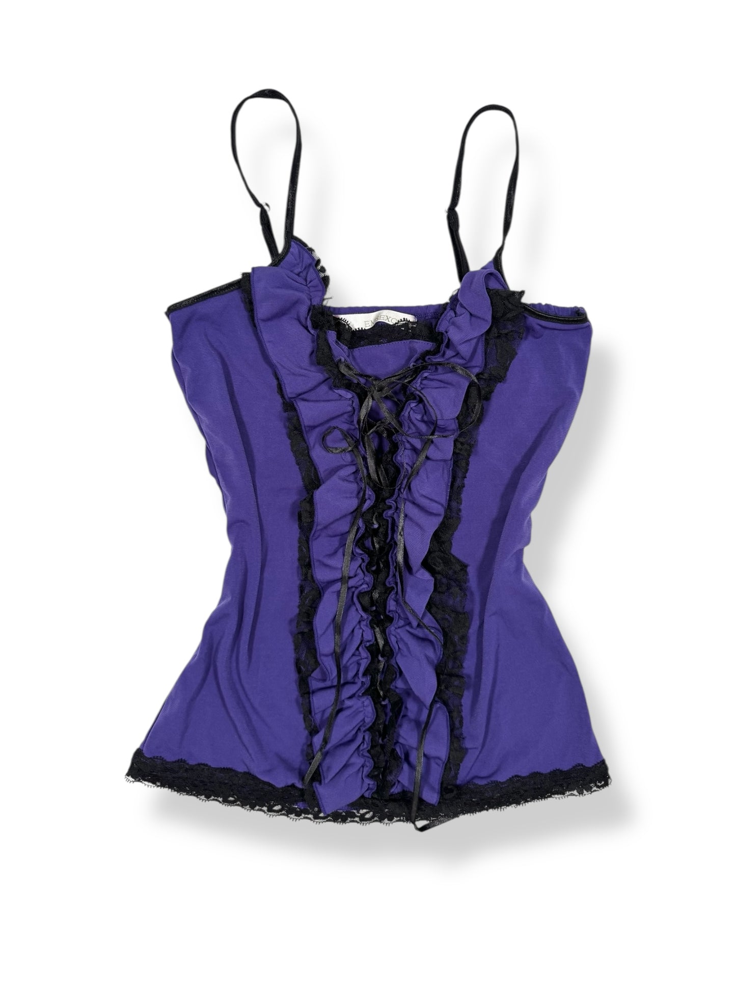 Purple Lace Up Cami ♡ Size M