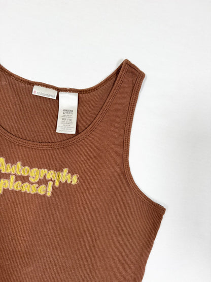 “No Autographs Please” Tank ♡ Size L
