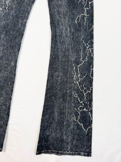 Grunge Fold Over Leggings ♡ Size S