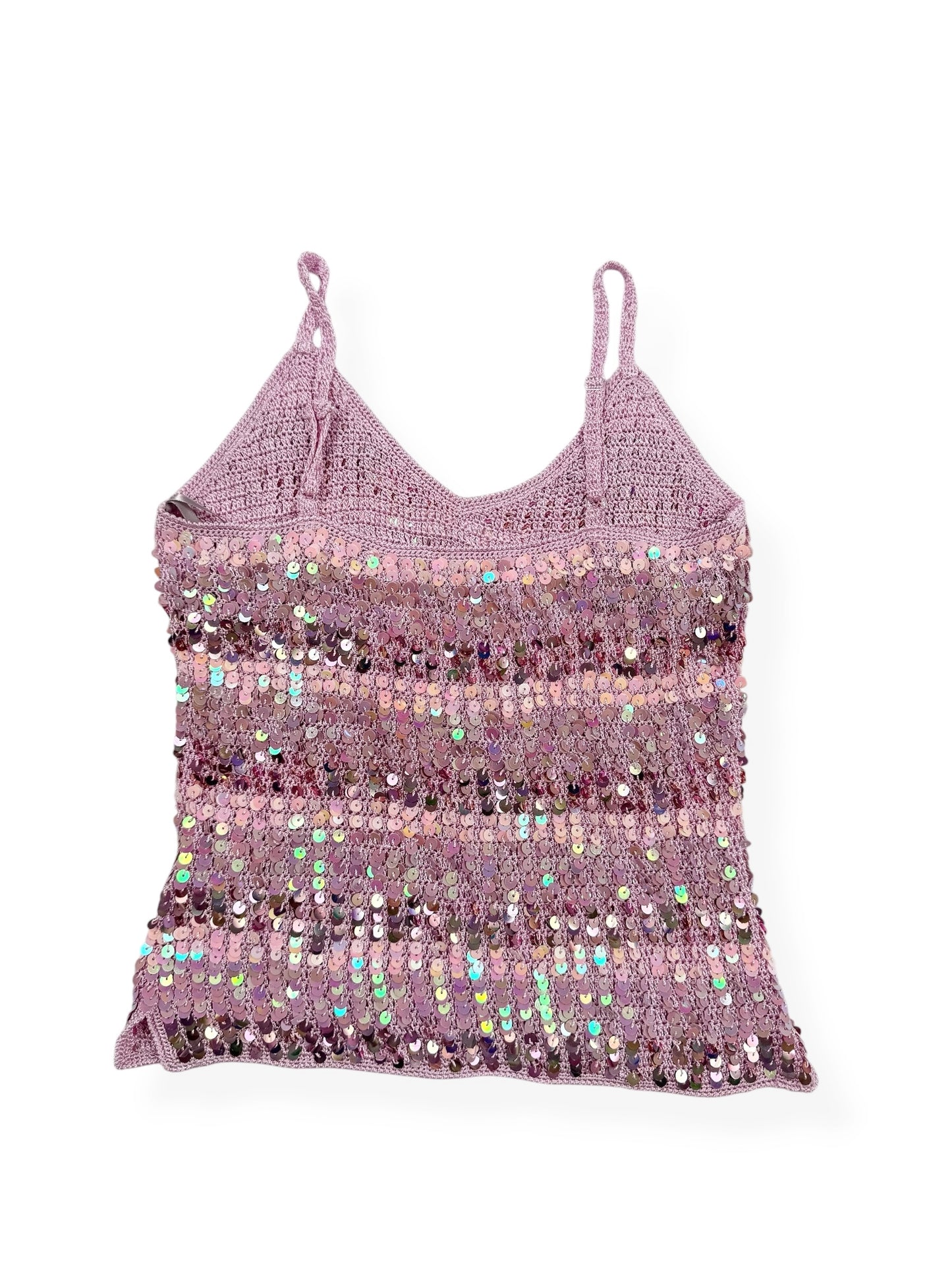 Oasis Striped Purple Sequin Cami ♡ XS/S