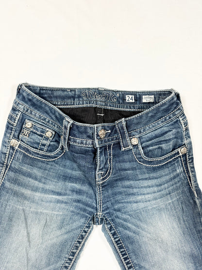 Miss Me Wing Flared Jeans