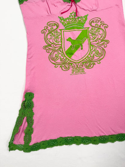 PINK Pink & Green Mini Dress ♡ S