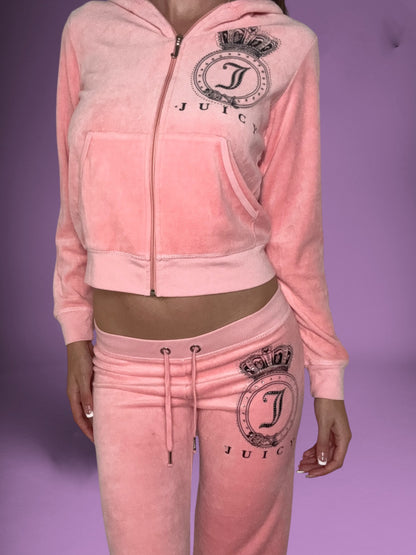 Replica Pink Velour Juicy Couture Tracksuit ♡ L
