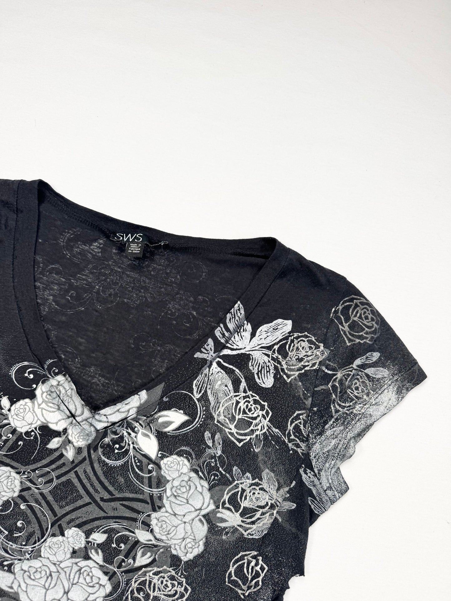 Grunge Lace Sides Tee ♡ S