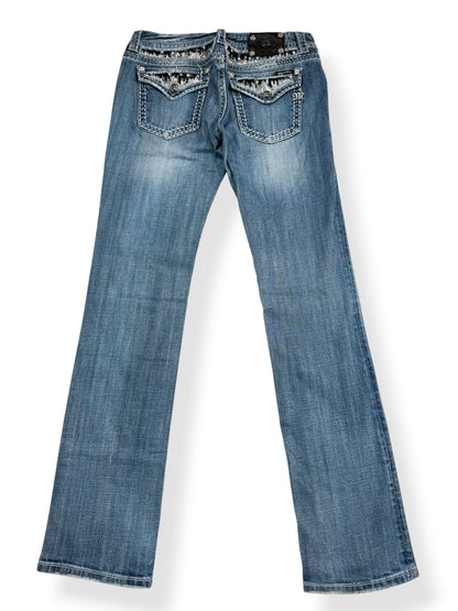 Sequin Miss Me Flared Jeans ♡ 31”