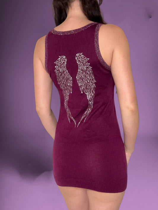 Wing Knit Mini Dress ♡ Size S