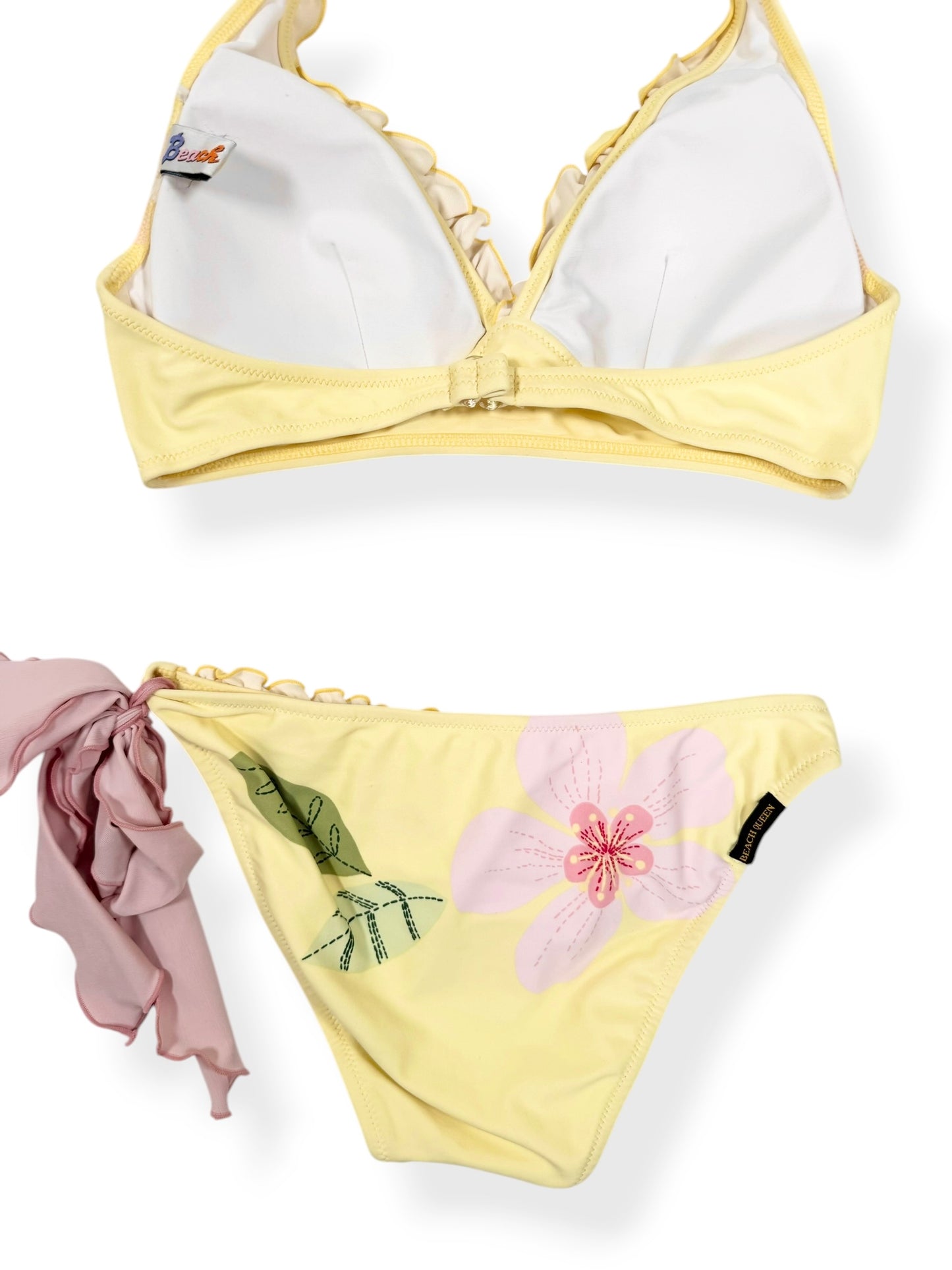 Beach Queen Hibiscus Bow Bikini ♡ XS