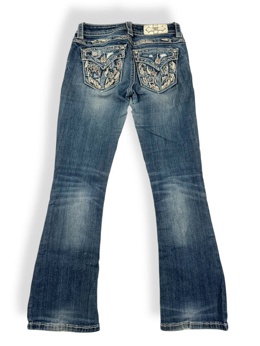Miss Me Wing Flared Jeans