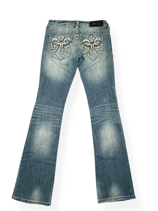 Affliction Cross Flared Jeans ♡ Size S
