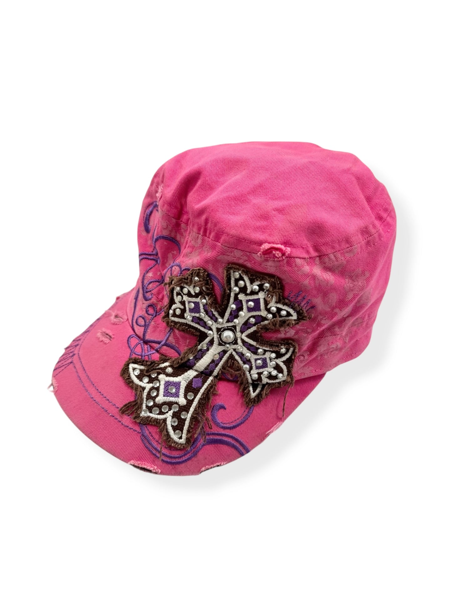 Pink & Purple Cross Cap ♡
