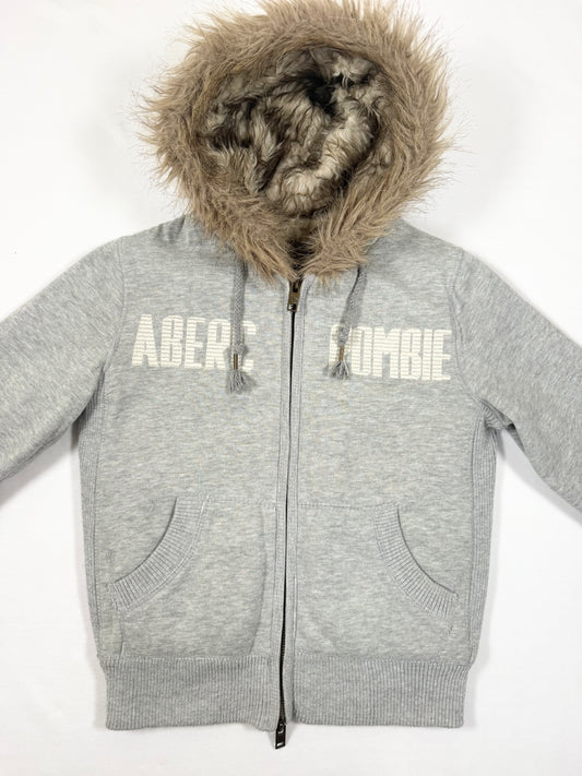 Abercrombie & Fitch Fur Trim Hoodie ☆ S