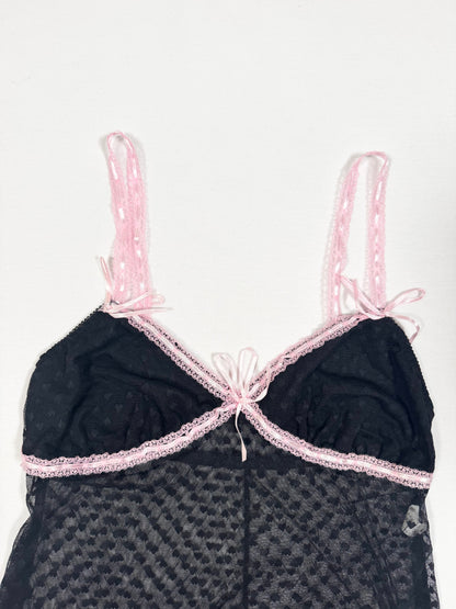 Heart Mesh Cami ♡ Size S