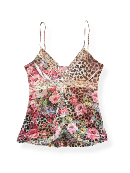 Leopard Flower Cami ♡ S