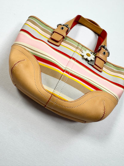 Coach Spring Striped Bag ♡