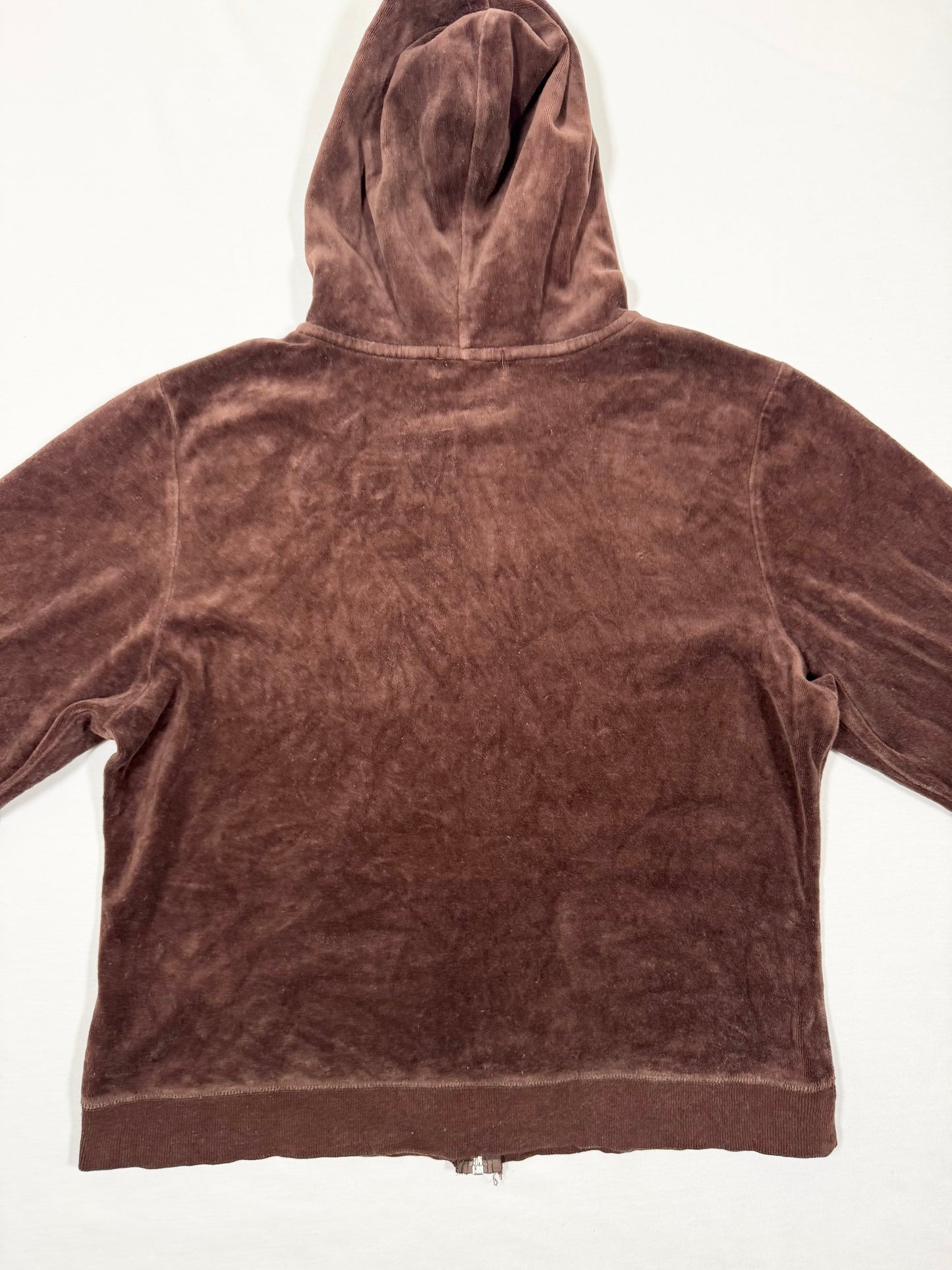 Bebe Chocolate Brown Zip Up Hoodie