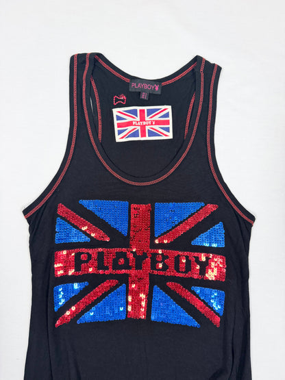 Playboy Union Jack Tank ♡ Size S