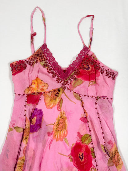 Floral Beaded Cami ♡ M