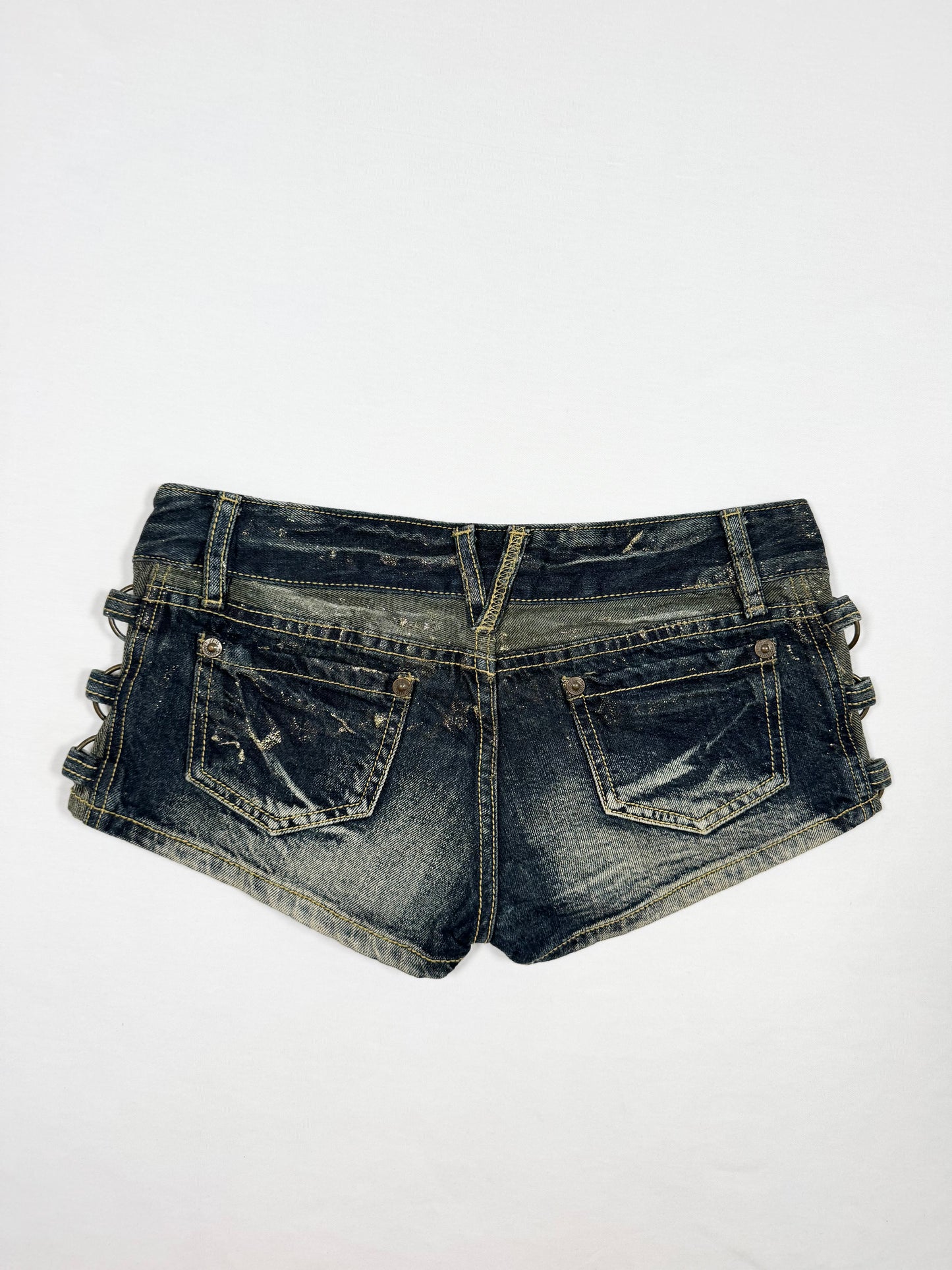 O-ring Glitter Shorts ♡ Size S