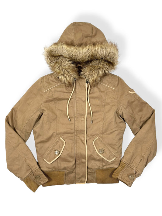 Abercrombie & Fitch Fur Hood Jacket