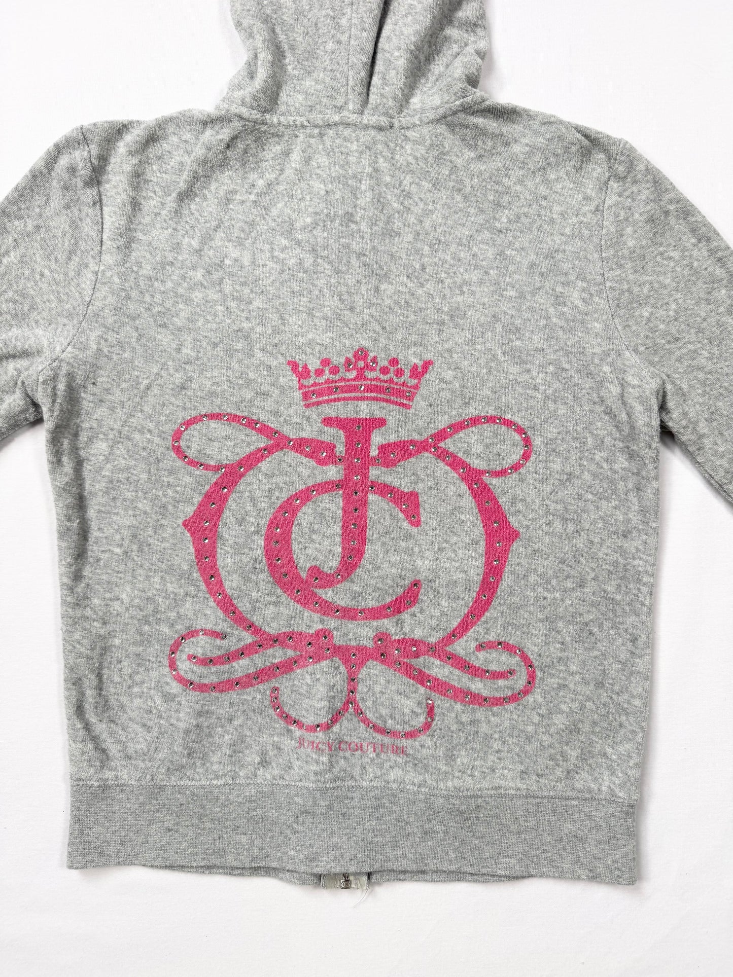 Grey & Pink Juicy Couture Towelling Tracksuit Set ♡ S