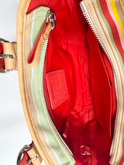 Coach Spring Striped Bag ♡