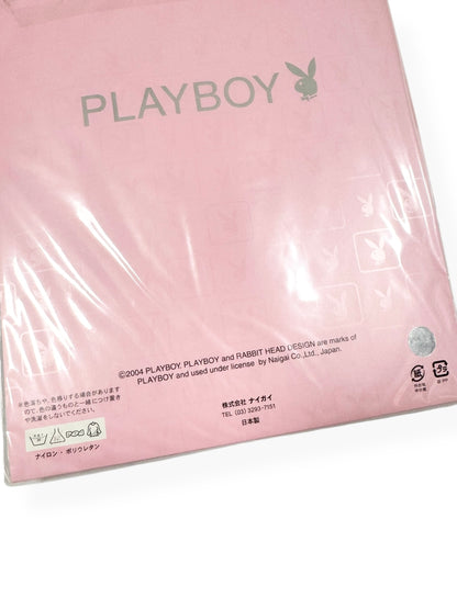 Playboy Black + Pink Tights