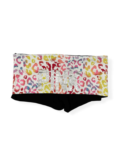 PINK By Victorias Secret Leopard Fold Over Shorts