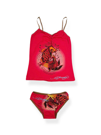 Ed Hardy Cami & Underwear Set ♡ XS