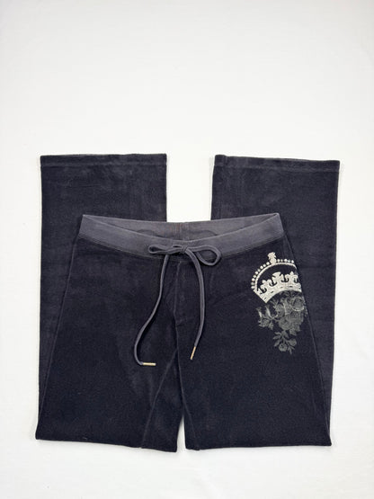 Juicy Couture Black Towelling Tracksuit Set ♡ S/M