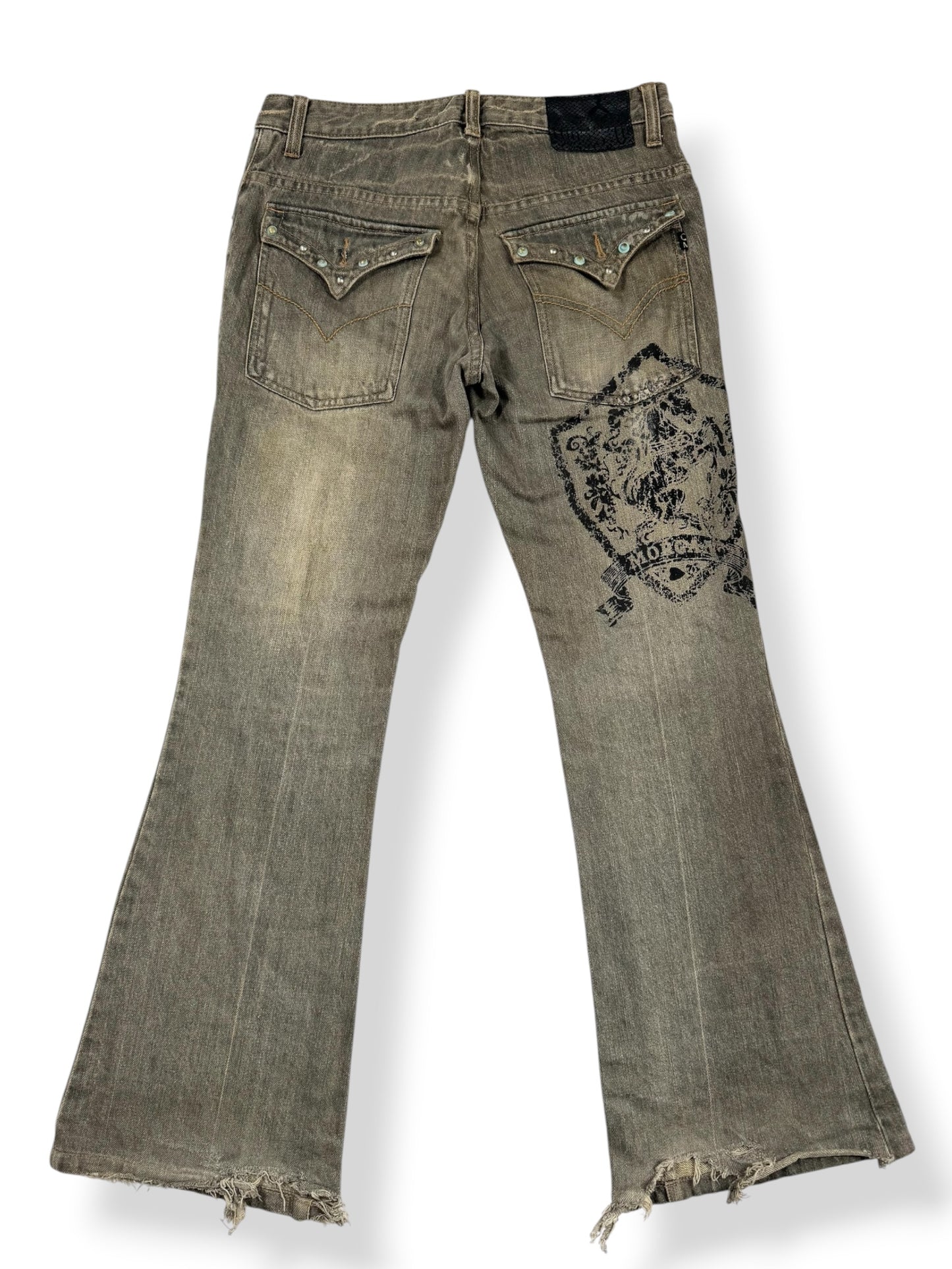 Morgan De Toi Grunge Flared Jeans ♡ M