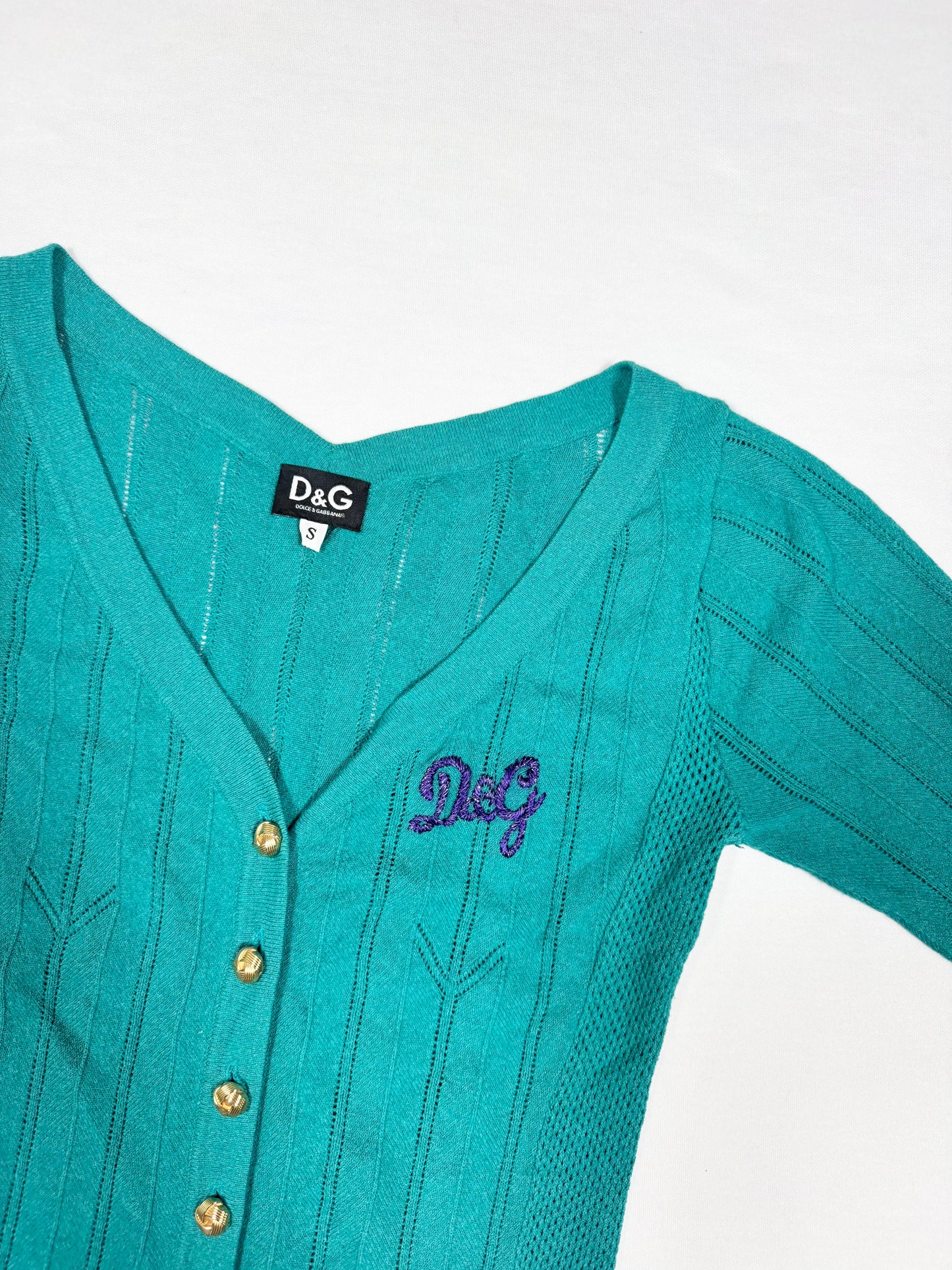D&G Turquoise Tank & Cardigan ♡ Size S