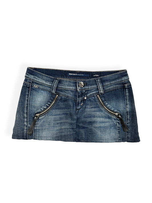 Miss Sixty Zipper Mini Skirt