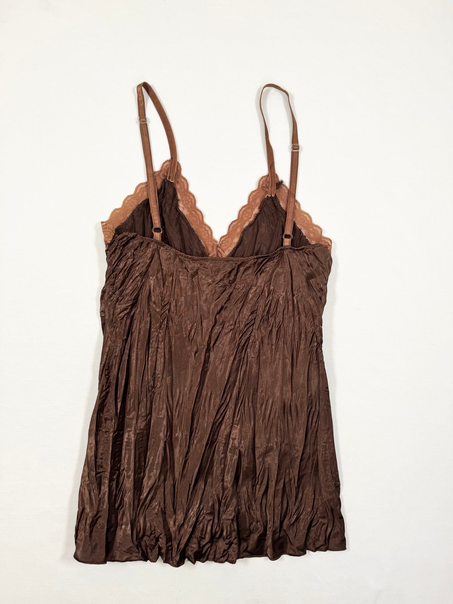 Brown Satin Cami ☆ S