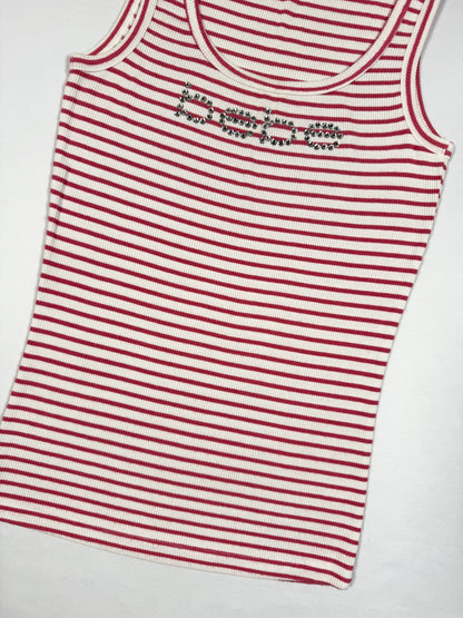 Bebe Striped Tank ♡ Size M