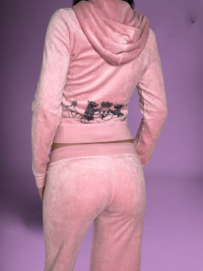 Juicy Couture Pink Scotty Dog Tracksuit ♡ S/M