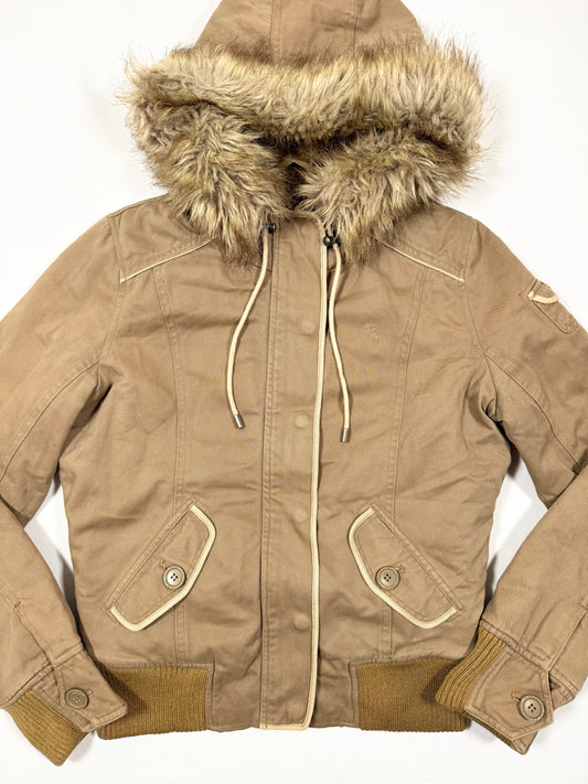 Abercrombie & Fitch Fur Hood Jacket