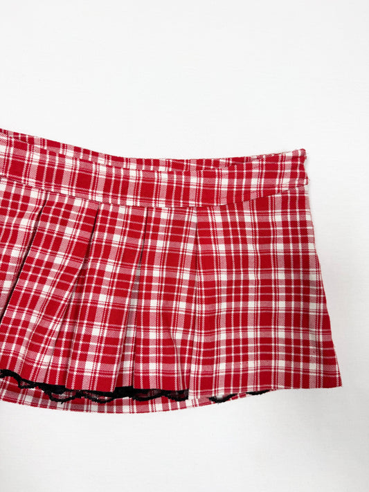 Plaid Micro Skirt