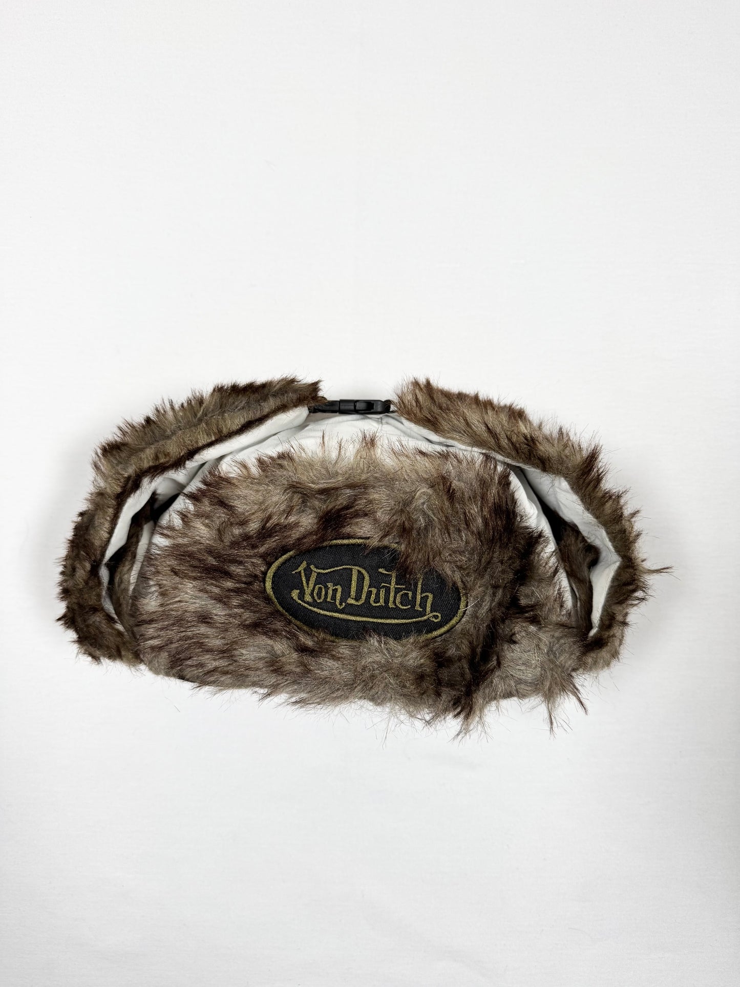 White Fur Von Dutch Hat