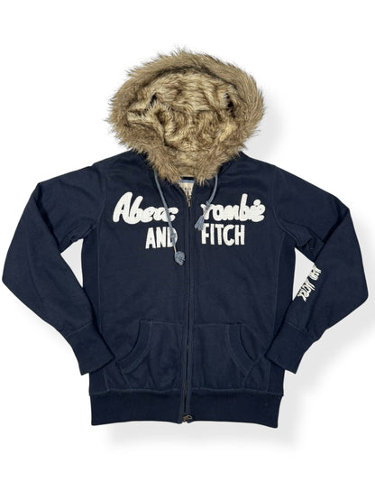 Abercrombie & Fitch Fur Zip Up Hoodie