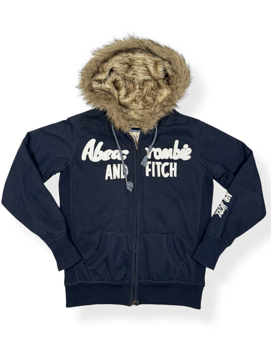 Abercrombie & Fitch Fur Zip Up Hoodie