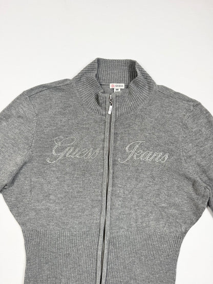 Guess Grey Zip Up ♡ M