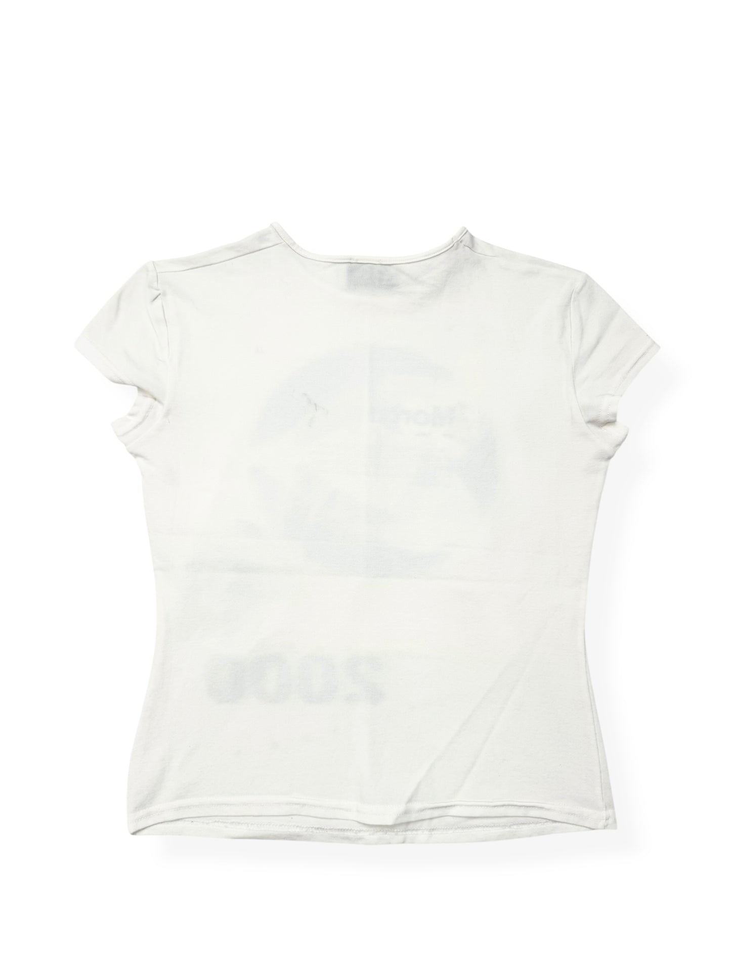 Morgan “2000” White Tee ♡ S