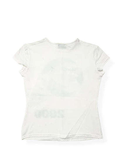 Morgan “2000” White Tee ♡ S